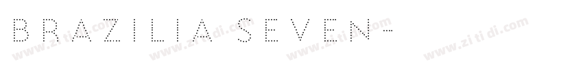 Brazilia Seven字体转换